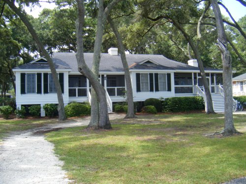 a cottage on Daufuskie Island near South Carolina, the former home of the Gullah-Geechee people