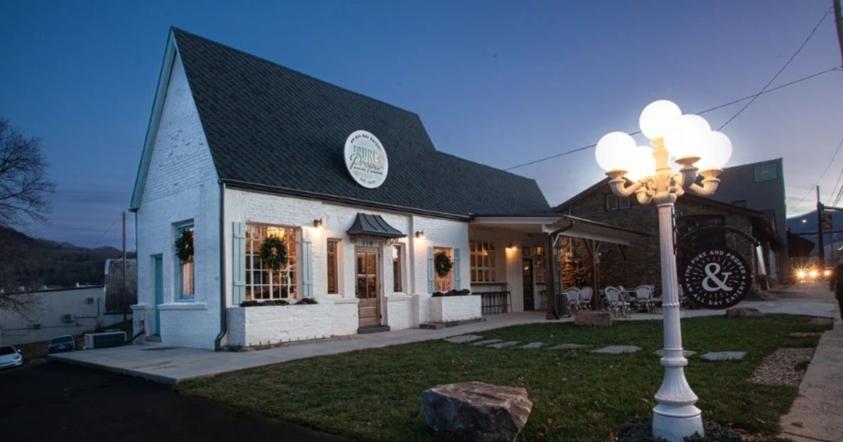 Image showcasing Historic Building Turned Restaurant In NC: The Pure & Proper