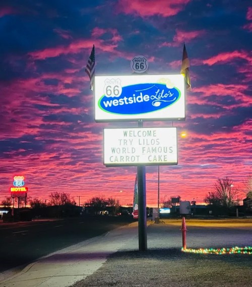 Sign that reads Westside Lilo's Cafe