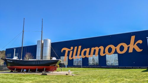 Exterior of Tillamook creamery in Oregon