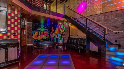 Colorful, decorative interior of Adentures Suits in NH