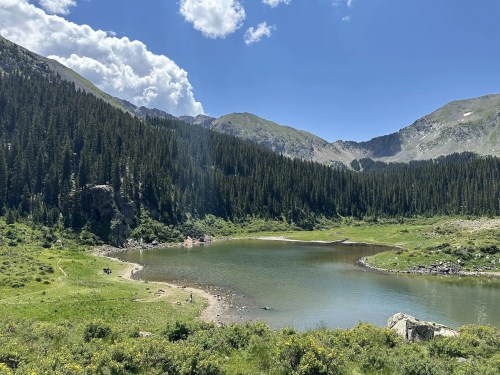 remote clean lake in new mexico