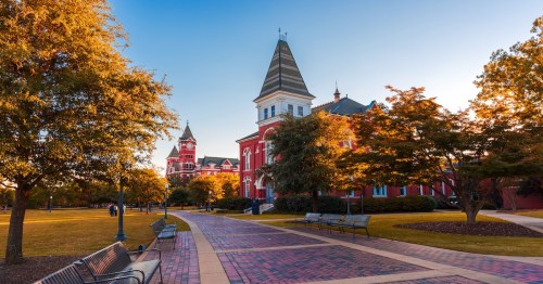 Fall in Auburn University in Alabama