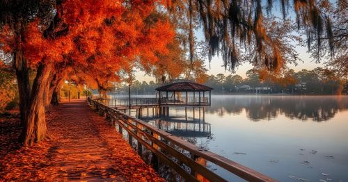 Lale Tohopekaliga in Kissimmee, Florida, during the fall.