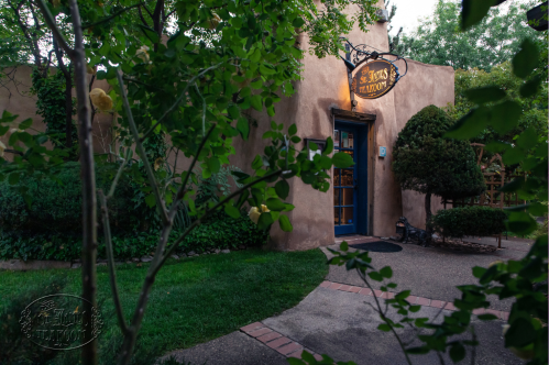 Exterior of St. James Tearoom in Albuquerque, New Mexico