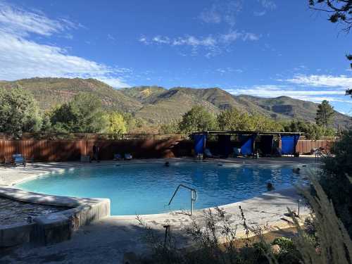 Large pool at Durango Hot Springs in Durango, Colorado