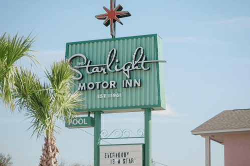 Vintage motel sign
