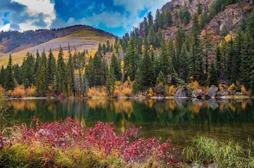 Secret Mountain Lake in Colorado