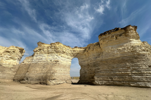 Monument Rocks in Oakley, Kansas