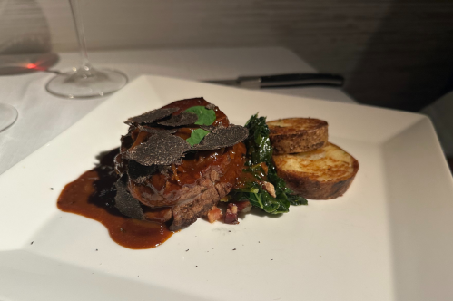 Filet mignon at Flagstaff House in Boulder, Colorado