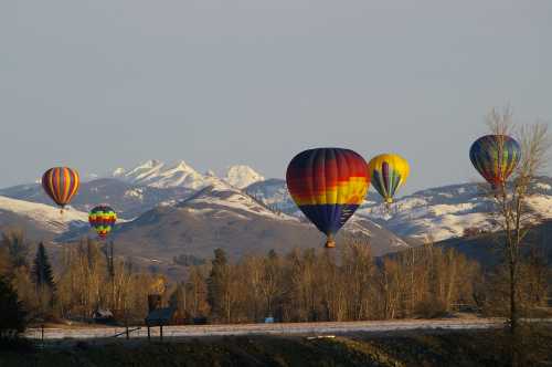 Winthrop Hot Air Balloon Roundup Spring Festival in Washington