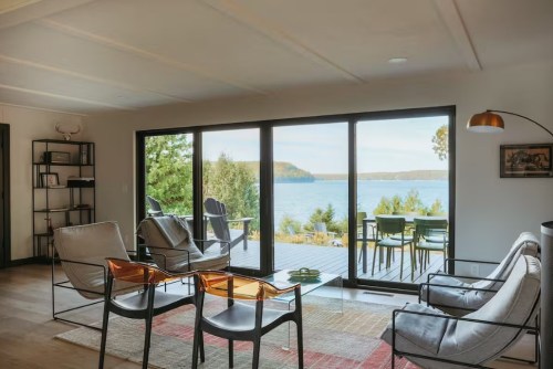 Mid-Century Lake House