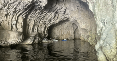 a photo of coyote creek cave's swimming hole