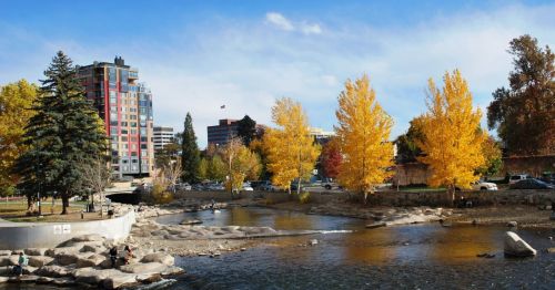 A river in Reno, Nevada