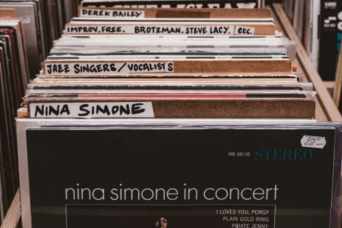 vinyl records of nina simone in concert