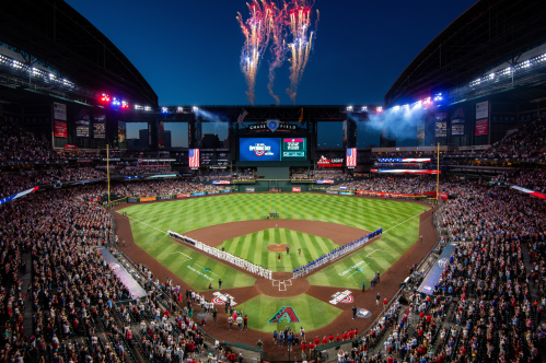 Arizona Diamondback's stadium, Chase Field on Opening Day