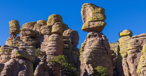 rock formations that make up the Chiricahua National Monument in arizona