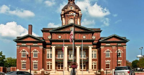 The courthouse in Newan, Georgia