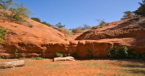 red rock canyon park in oklahoma