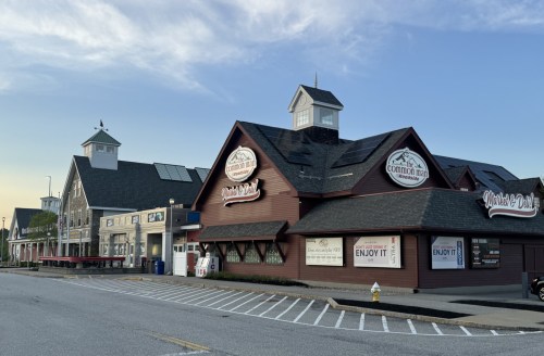 Exterior view of roadside rest stop