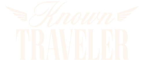 Logo that reads "known traveler"