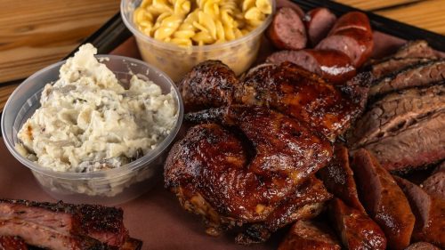 Texas BBQ platter