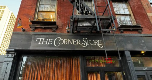 exterior of the corner store restaurant in nyc