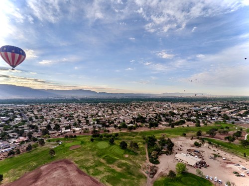 Up in the air with a hot air balloon ride in New Mexico