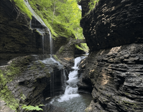 Rainbow Falls at Watkins Glen State Park