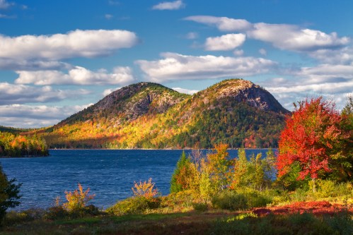 Bubble mountains in in Acadia National Park
