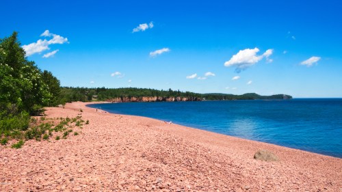 Photo source: https://stock.adobe.com/images/iona-s-beach-on-the-north-shore-of-lake-superior-in-minnesota/216702448?prev_url=detail Iona's Beach on the north shore of Lake Superior in Minnesota on a sunny day.