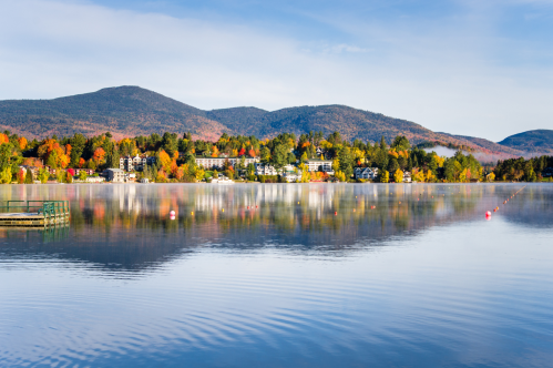 Main Street in downtown Lake Placid