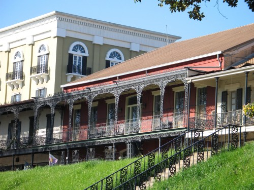Beautiful Louisiana architecture in Natchitoches, Louisiana
