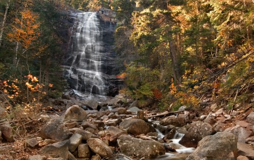 Arethusa Falls in New Hampshire's White Mountains