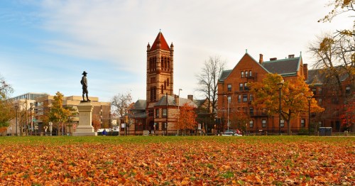 Cambridge Common in the fall