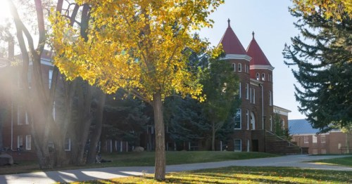 Northern Arizona University campus in fall