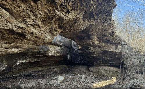 The 130 foot rock archway