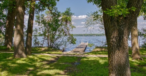Gull Point State Park is located on Lake Okoboji in Northwest Iowa