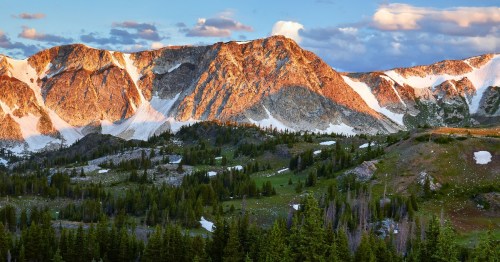 The "Snowy Range" that is Medicine Bow, Wyoming.