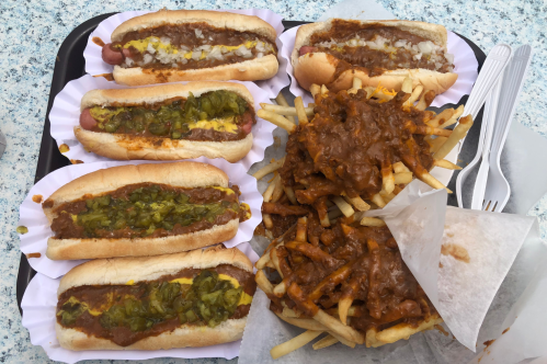 Food from Lipuma's Coney Island in Rochester, MI