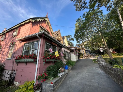 Colorful Victorian Houses in Mount Tabor, New Jersey