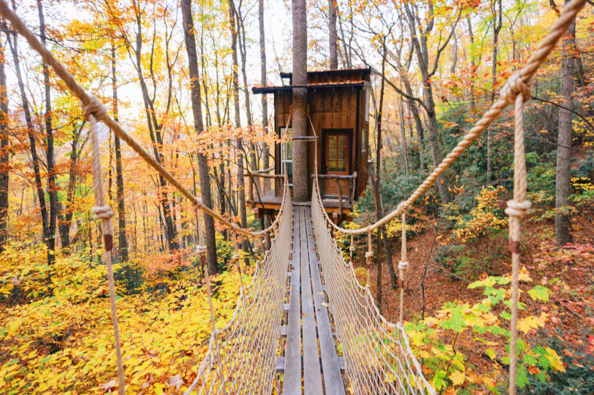 This Airbnb in North Carolina Is Peak Fall Vibes