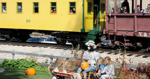 The V&T railroad in Carson City, Nevada