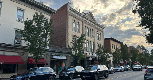 Streets in the small town of Madison, NJ