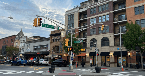 Shops and restaurants in Morristown, NJ
