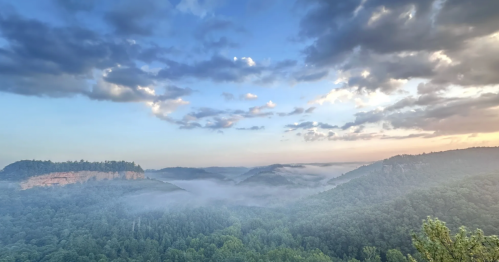 Hanson's Point View in the Red River Gorge, Kentucky.
