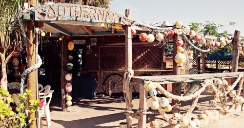 Exterior view of fish shack