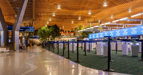 Remodeled space inside the PDX Airport