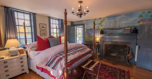 Traditional and historic bedroom at Airbnb in CT