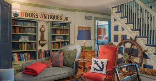 Nautical room at an Airbnb in CT